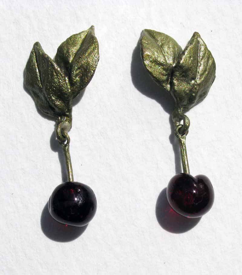 Morello Cherry Post Earrings